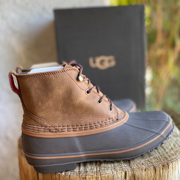 UGG Men's Zetik Boot Leather In Brown - Picture 8 of 10